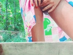 叔母, 浴室, ドレス, アウトドア, ハメ撮り