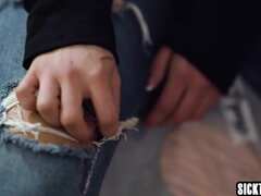 18 jaar, Grote kont, Vingeren, Zoenen, Lesbisch, Likken, Kut duiken, Tiener