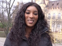 Leie, Schwarz, Blasen, Schwanz, Frau, Hardcore, Öffentlich, Realität