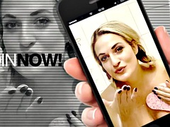 Enthousiasteling, Grote lul, Blond, Vriendje, Sperma shot, Vingeren, Masturbatie, Tieten likken