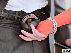 TUSHY Hot Blonde MILF Charlie Forde Squirts Like A Fountain During Anal