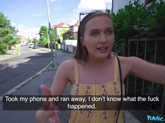 デカパイ, フェラチオ, チン, お金, アウトドア, 公共, オマンコ, オッパイの