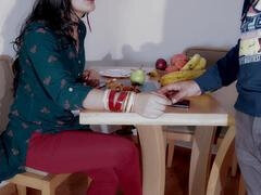 Priya Bhabhi flirts and gets it on with her young devar, ending with a messy creampie