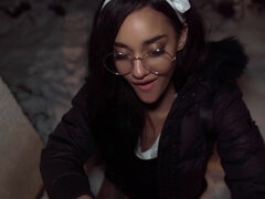 Arsch, Blasen, Spermaladung, Hundestellung, Hd, Interrassisch, Muschi, Titten