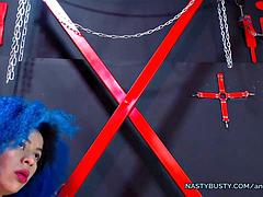 Busty Milf BDSM Webcam Show