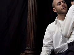 Анальный секс, Язык в попке, Презерватив, Семяизвержение, Геи, Волосатые, Лизание, Тощие