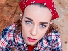 お尻, ブロンド, フェラチオ, バック, 毛深い, ハードコア, ハメ撮り, ティーン