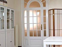 Chica, Rubia, Corridas, Europeo, Oficina, Afeitado, Tetas