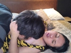 叔母, デカ尻, カップル, インド人, 義母