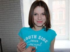 Cul, Sucer une bite, Queue, Léchez, Chatte, Rasée, Suçant, Adolescente