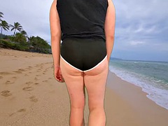 Mooie dikke vrouwen, Strand, Flashing, Homo, Latex, Masturbatie, Buiten, Openbaar