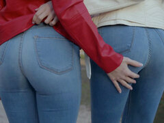 Cul, Cul à la bouche, Blonde, Sucer une bite, Brunette brune, Gode, Seins naturels, Nénés