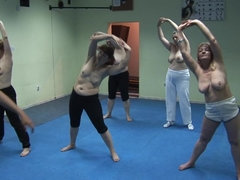 These mature women love to break a sweat naked