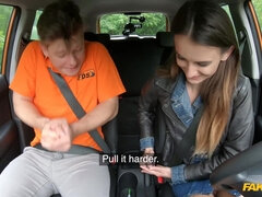 Culo, Coche, Checa, Polla, Al aire libre, Perforación, Flaco, Falda