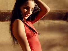 Leie, Kitzler, Verrückt, Hundestellung, Fingern, Muschi, Solo, Titten