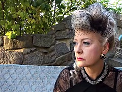 Negro, Mamada, Madura, Pareja, Europeo, Abuelita, Amante, Al aire libre