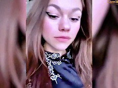 Hottest brunette masturbates solo on webcam 2