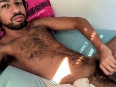 Enthousiasteling, Brits, Sperma shot, Homo, Harig, Naakt, Orgasme, Alleen