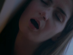 Masturbación, Pezones, Desnudo, Coño, Solo, Mojado