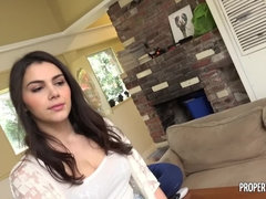 デカパイ, フェラチオ, 茶髪の, ヨーロピアン, イタリア人, 自然山雀, ハメ撮り, オマンコ