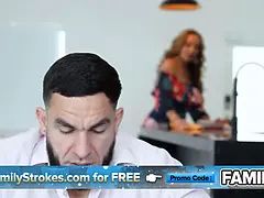 Text message dump leads to stepmom's large titty lesson