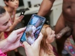 Любители, Черные, Блондинки, Минет, Колледж, Дилдо, Межрасовый секс, Реалити