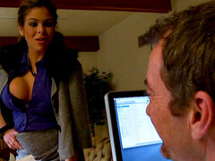 Big Tits Latina Hunter Bryce Office Encounter