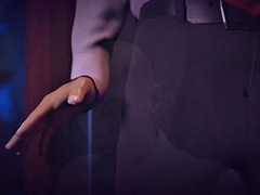 3d, 美女, デカチン, 黒人, ブロンド, 浮気する, 黒人, 妻
