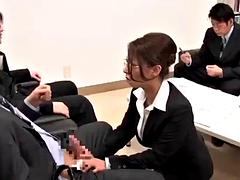 アジア人, グループ, 日本人, 熟年, 淫乱熟女, 公共