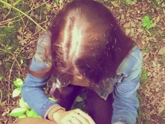 Amateur, Brunette brune, Européenne, Fait maison, De plein air, Public