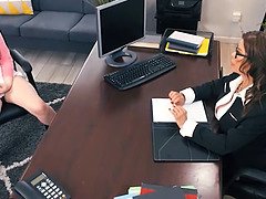 デカパイ, 巨乳な, 指いじり, 毛深い, キス, レズビアン, オマンコ, 赤毛