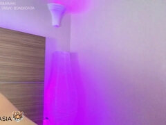 Asiatique, Sucer une bite, Brunette brune, Éjaculation interne, Pov, Adolescente, Nénés