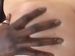 Arsch, Grosser schwanz, Blasen, Braunhaarige, Hardcore, Hd, Interrassisch, Schlampe