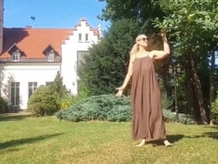Blonde Wife Selena Fucks After Walk - Big Tits & Foot Fetish Action