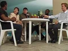 British, Gangbang, Group, Interracial, Mature