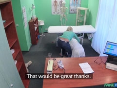 Frisky MILF masseuse fucks doctor