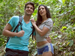 Grote kont, Grote lul, Pijpbeurt, Bruinharig, Auto, Hondjeshouding, Buiten, Tiener