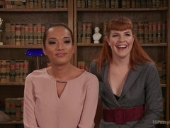 Divorcee arouses herself and attorney talking about cheating husband