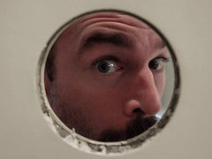 フェラチオ, 茶髪の, カワイイ, 女 人男 人, のぞき穴, ハードコア, ティーン, 三人