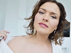 デカパイ, フェラチオ, 手コキする, ヒール, 淫乱熟女, ハメ撮り, 魅力的, ストッキング