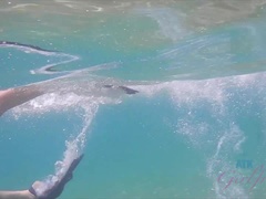 Strand, Bikini, Blondine, Freundin, Orgasmus, Im freien, Zierlich, Pov