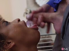 Verga grande, Negro, Mamada, Garganta profunda, Ébano, Interracial, Madres para coger, Montar