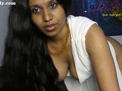 StepSister Lily's CEI in Hindi: Step Sis Roleplays & Masturbates to Satisfy Her Horny Desires