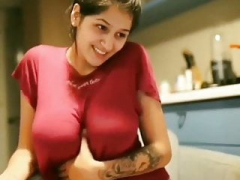 Desi Bhabhi tits suck.Juggling tits.