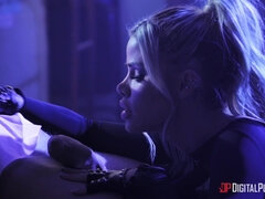 Blonde, Sucer une bite, Embrassement, Léchez, Suçant