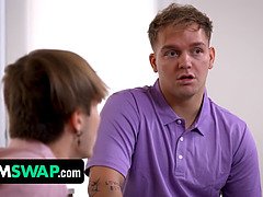 Lauren Phillips & Nickey Huntman get frisky with step-daughter in hot MILF-on-step-daughter action