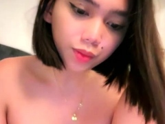 素人, 茶髪の, 黒人, オナニー, 一人, ティーン