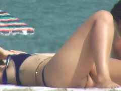 素人, ビーチ, デカ尻, デカパイ, 自家製, 公共, スパイ, のぞき