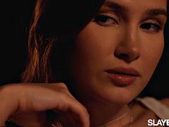 Blond, Bruinharig, Zoenen, Lesbisch, Likken, Ondergoed, Kut duiken, Tieten likken