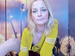 Europeo, Masturbación, Pequeña, Coño, Medias largas